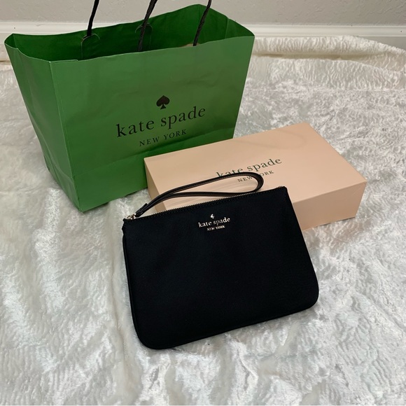 kate spade Handbags - KATE SPADE black wristlet NWT